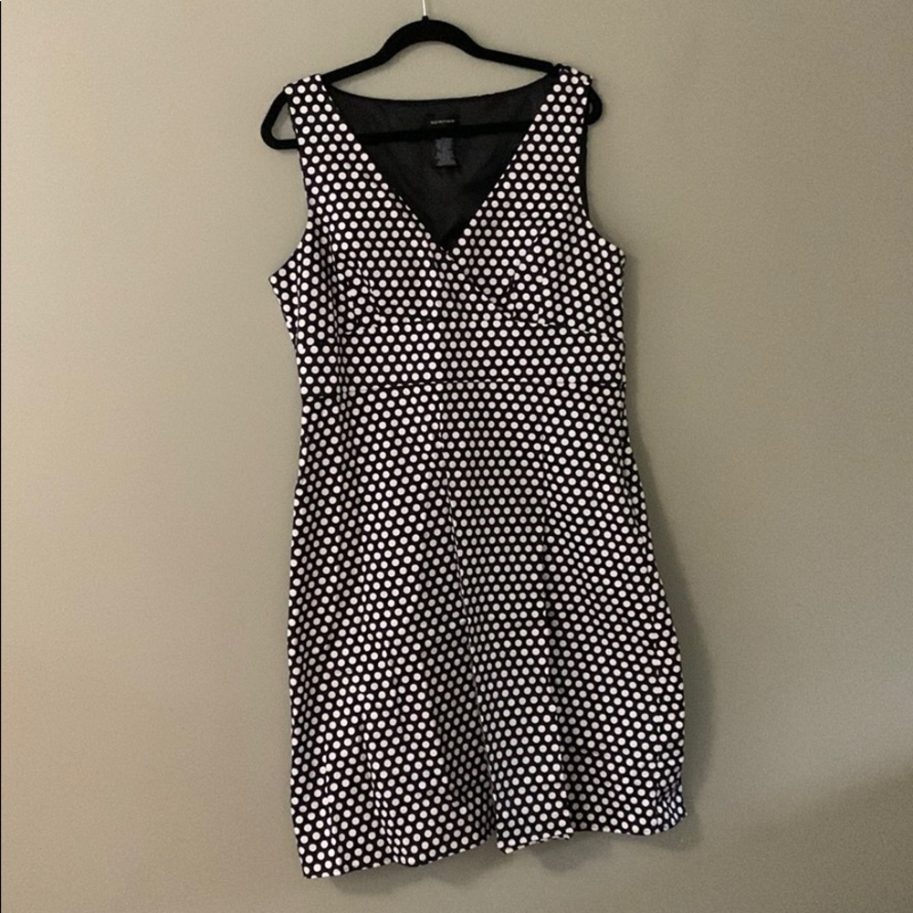 Black and White Polka Dot Dress